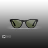 Ray-Ban Skyler (Gen 1) Глянцевый Чёрный с Зелёными линзами